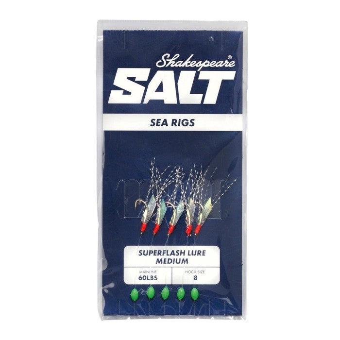Shakespeare Salt Superflash Lure Rig- Medium
