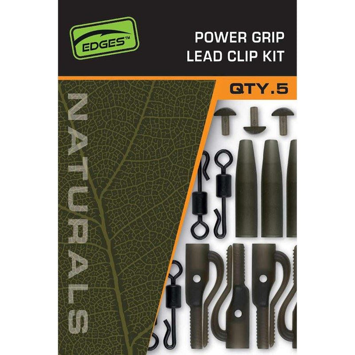 Fox Edges Naturals Power Grip Lead Clip Kits