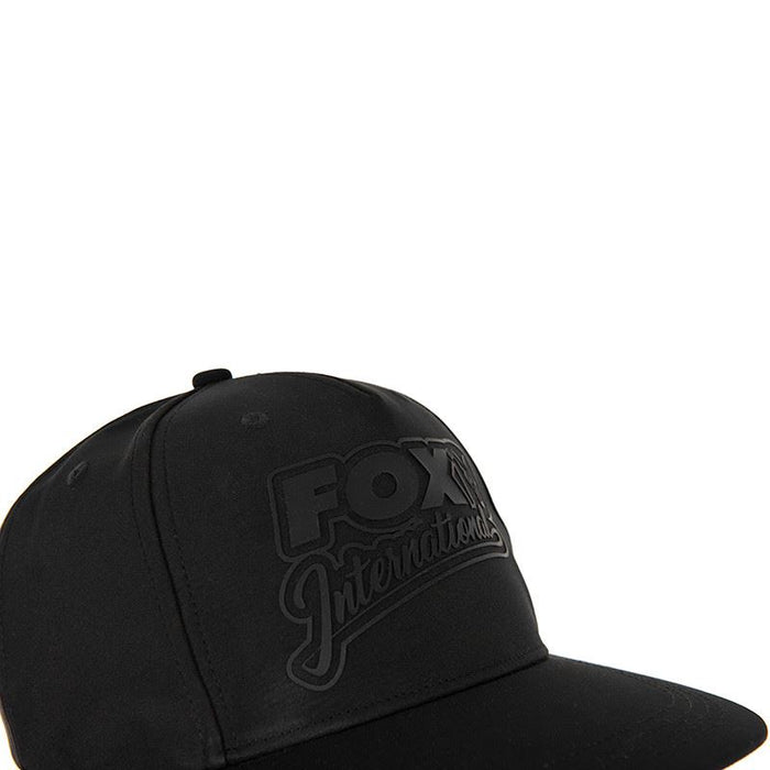 Fox Black & Camo Flat Peak Snapback Cap