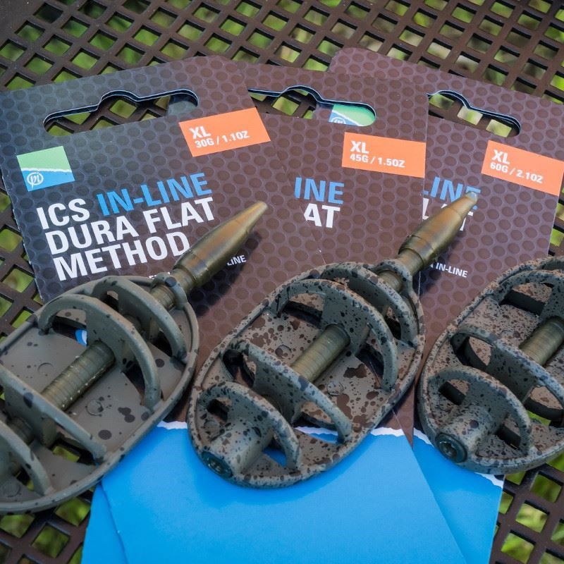 Preston ICS In-Line Dura Flat Method Feeders