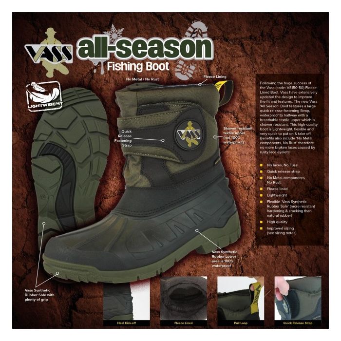 Vass All Season Boot Green/Black