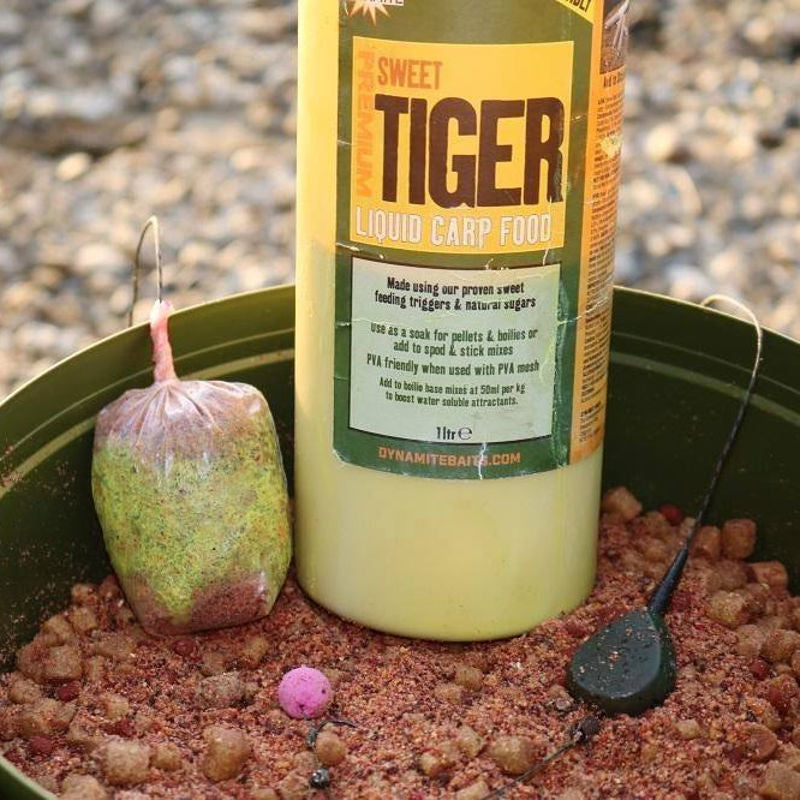 Dynamite Baits Premium Sweet Tiger Liquid Carp Food 1ltr