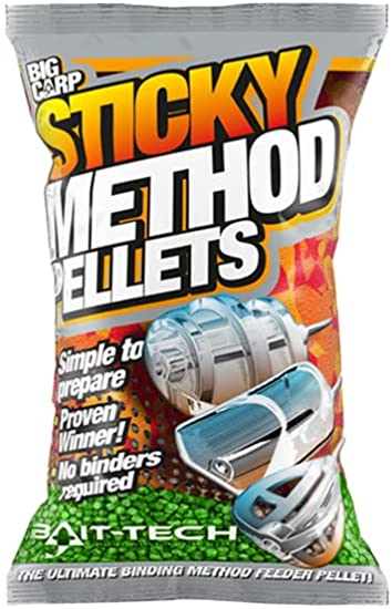 Bait-Tech Green Sticky Method Pellets 800G