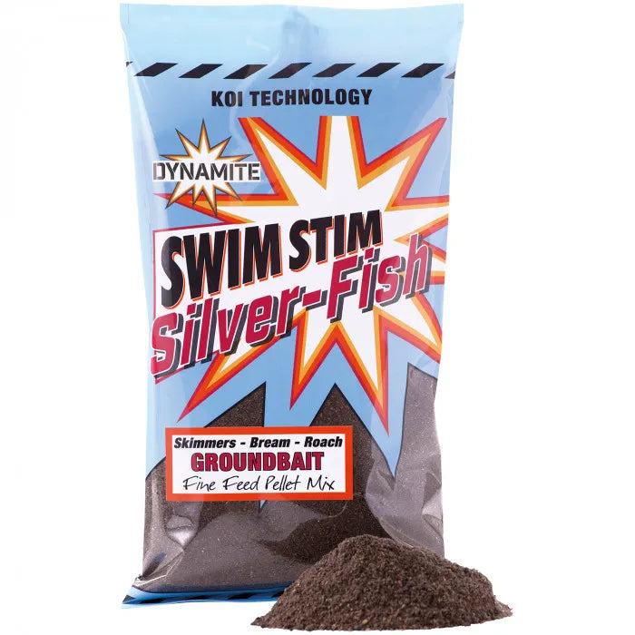 Dynamite Baits Swim Stim Silver-Fish Dark Groundbait 900g