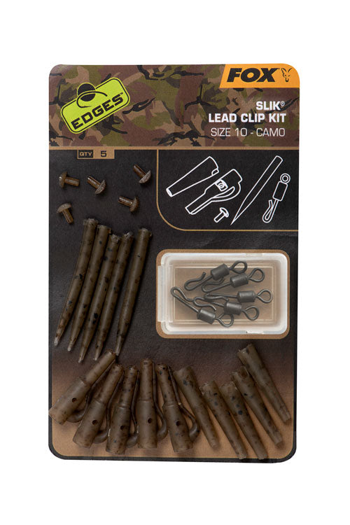 Fox EDGES Camo Slik Lead Clip Kit
