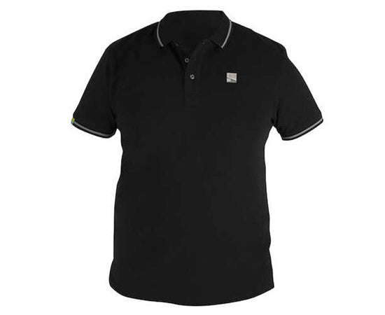 Preston Black Polo Shirt