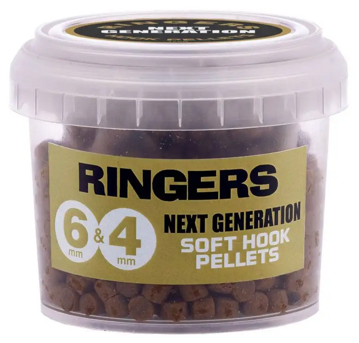 Ringers Soft Hook Pellets 6mm & 4mm 200g