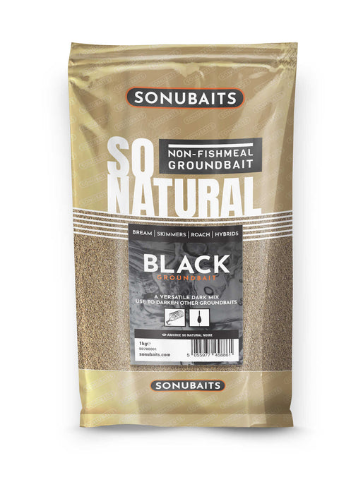 Sonubaits So Natural Black Groundbait 1kg