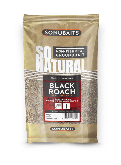 Sonubaits So Natural Black Roach Groundbait 1kg