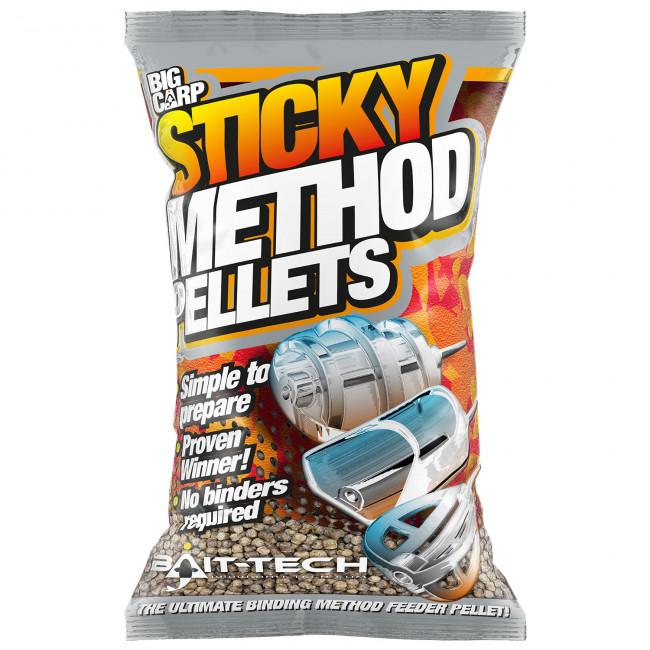 Bait-Tech Big Carp Sticky Method Pellets Micro 800g - Lobbys Tackle