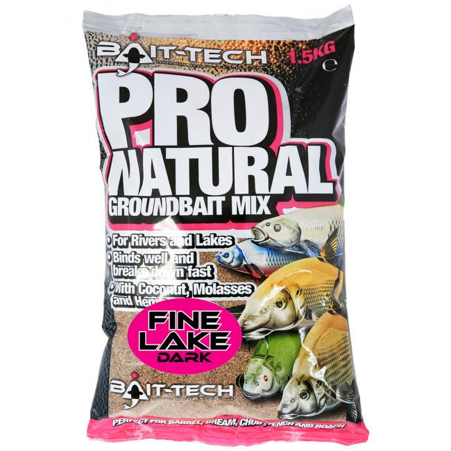 Bait-Tech Pro Natural Fine Lake Dark 1.5kg - Lobbys Tackle
