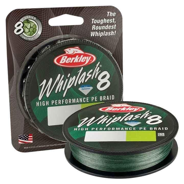 Berkley Whiplash 8 Braid 300m Moss Green - Lobbys Tackle