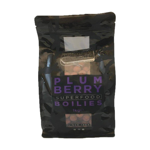 Crafty Catcher Superfood Plumberry Boilies - Lobbys Tackle