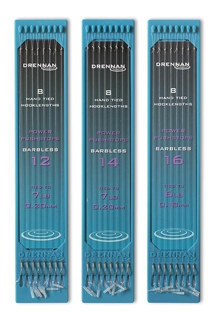 Drennan Hooklength Plate Barbless Power Pushstops - Lobbys Tackle