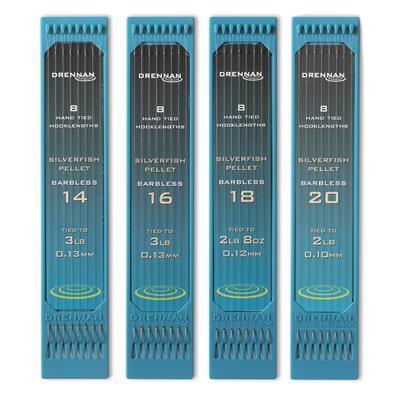 Drennan Hooklength Plate Barbless Silverfish Pellet - Lobbys Tackle