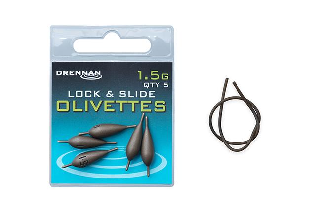 Drennan Lock and Slide Olivettes - Lobbys Tackle