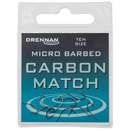 Drennan Micro Barbed Carbon Match Hook - Lobbys Tackle