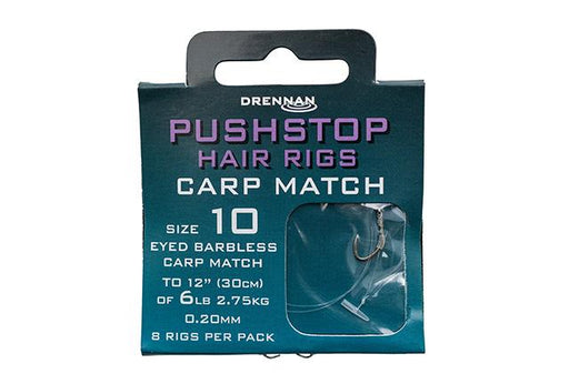 Drennan Pushstop Hair Rigs Carp Match - Lobbys Tackle