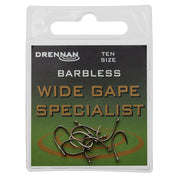 Drennan Wide Gape Specialist Hooks - Lobbys Tackle