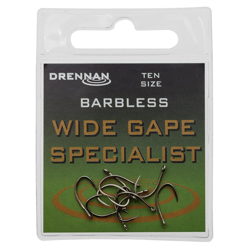 Drennan Wide Gape Specialist Hooks - Lobbys Tackle