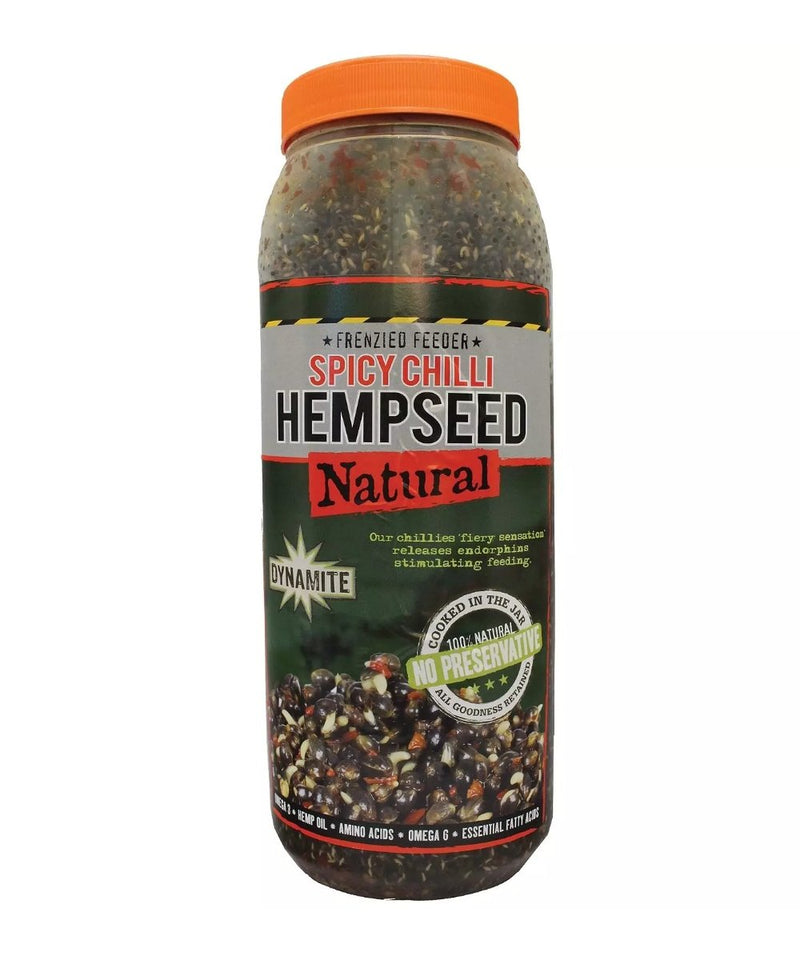 Dynamite Baits Frenzied Spicy Chilli Hempseed Feeder Jar - Lobbys Tackle