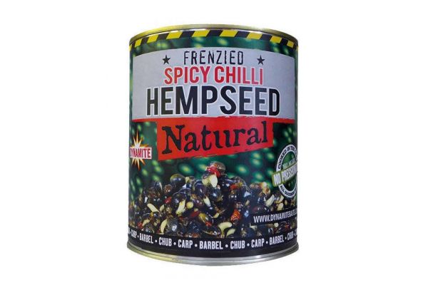 Dynamite Baits Frenzied Spicy Chilli Hempseed Tin 700g - Lobbys Tackle