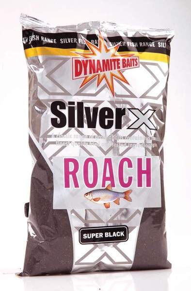 Dynamite Baits Silver X Roach Super Black Groundbait 1kg - Lobbys Tackle