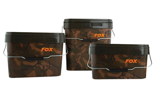Fox Camo Square Buckets - Lobbys Tackle