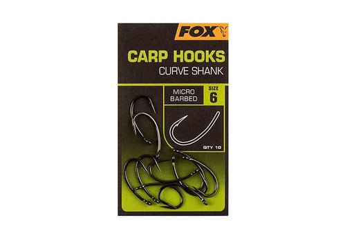Fox Carp Hooks Curve Shank - Lobbys Tackle