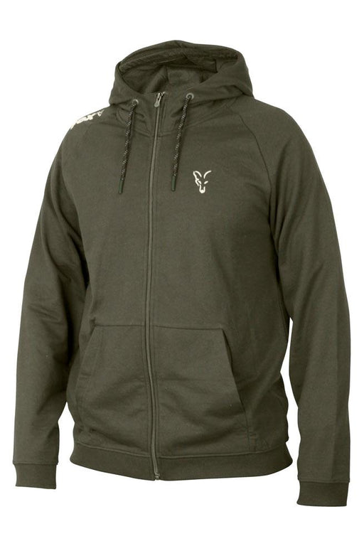 Fox Collection Green & Silver Lightweight Hoodie - Lobbys Tackle