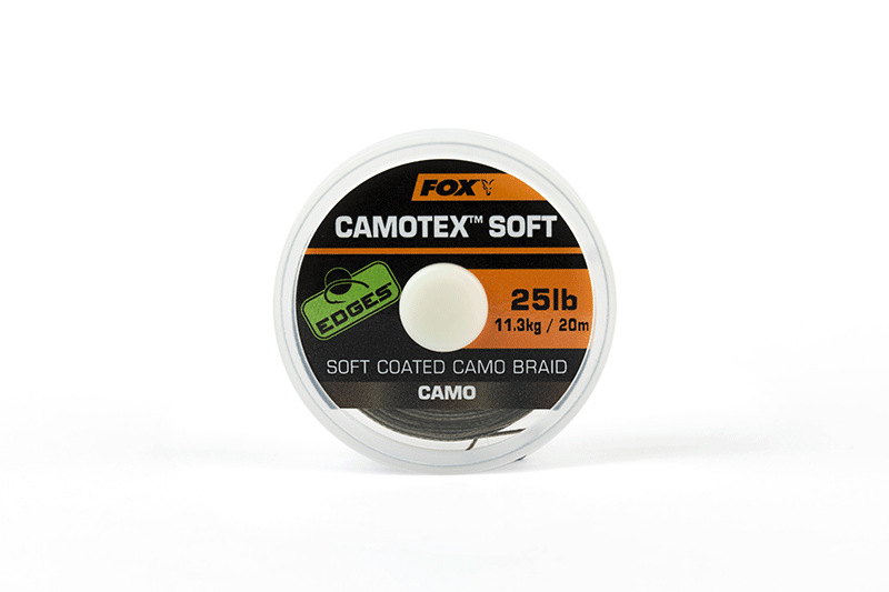 Fox Edges Camotex Soft Coated Camo Braid 20m - Lobbys Tackle