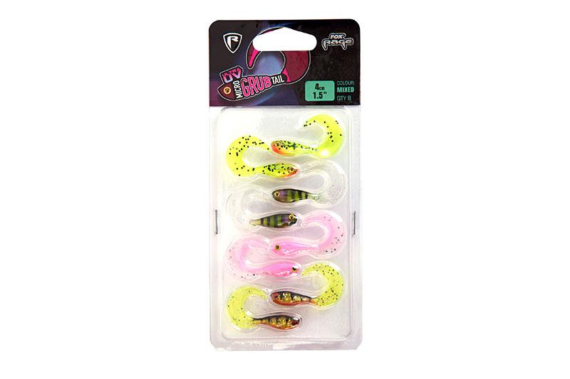 Fox Rage Ultra UV Micro Grub Tail Lures - Lobbys Tackle