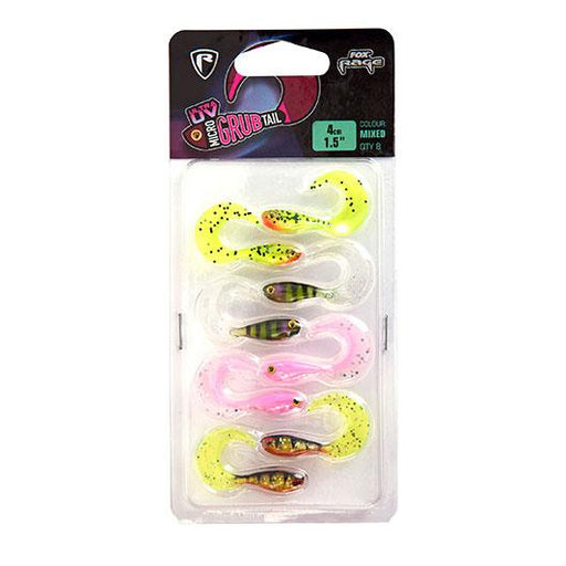 Fox Rage Ultra UV Micro Grub Tail Lures - Lobbys Tackle