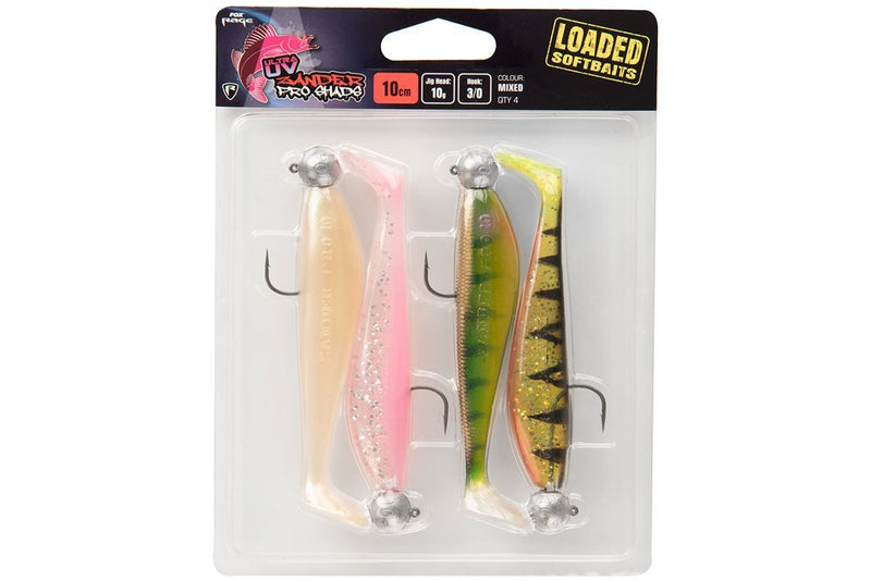 Fox Rage Ultra UV Zander Pro Loaded Lures - Lobbys Tackle
