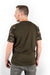 Fox Raglan Khaki / Camo Sleeve T Shirt - Lobbys Tackle