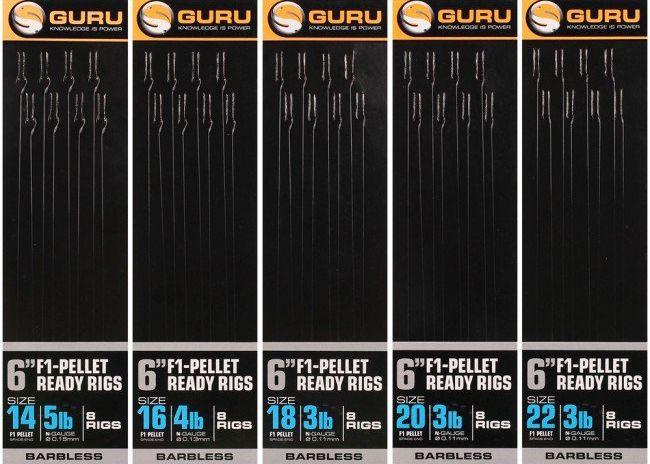 Guru F1 Pellet Pole Rigs - Lobbys Tackle