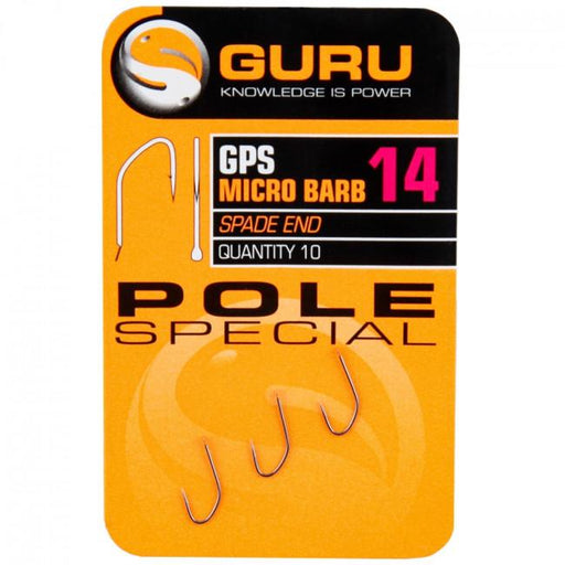 Guru Pole Special Spade End Hooks - Lobbys Tackle
