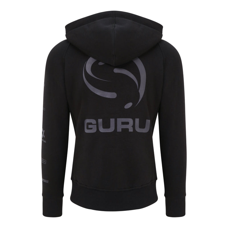 Guru Semi Logo Black Hoodie - Lobbys Tackle