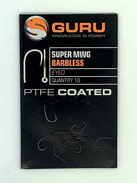 Guru Super MWG Barbless Eyed Hooks - Lobbys Tackle
