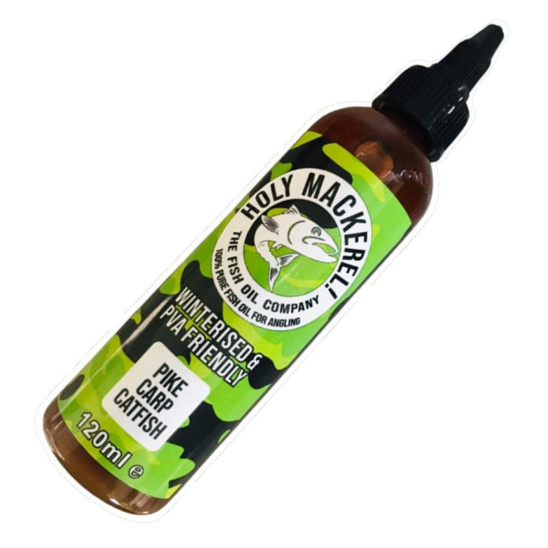 Holy Mackerel! Fish Oil Green 120ml - Lobbys Tackle