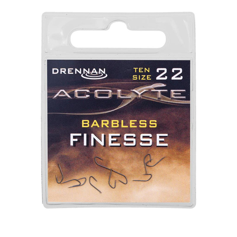 Drennan Acolyte Finesse Spade Barbless Hooks