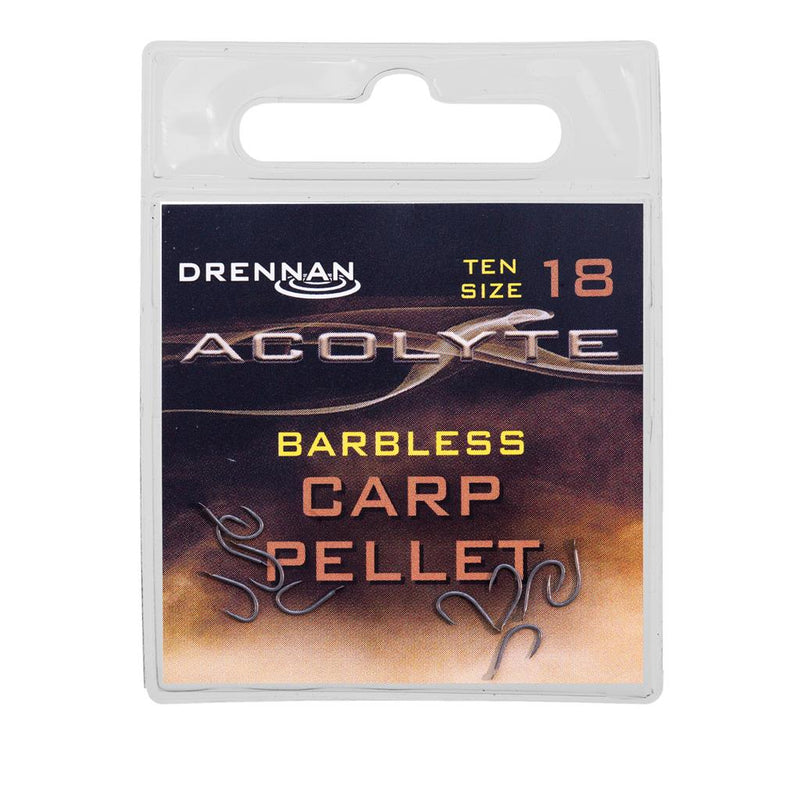 Drennan Acolyte Carp Pellet Barbless Hooks