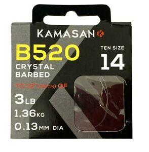 Kamasan B520 Hooks To Nylon - Lobbys Tackle