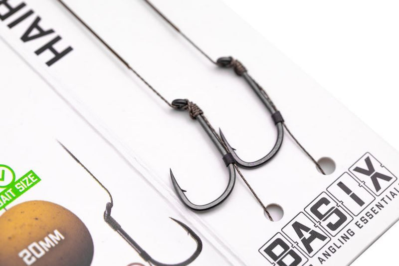 Korda Basix Wide Gape Ready Tied Hair Rigs - Lobbys Tackle