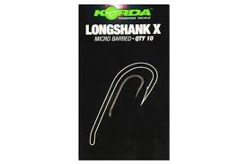 Korda Long Shank X Hooks - Lobbys Tackle