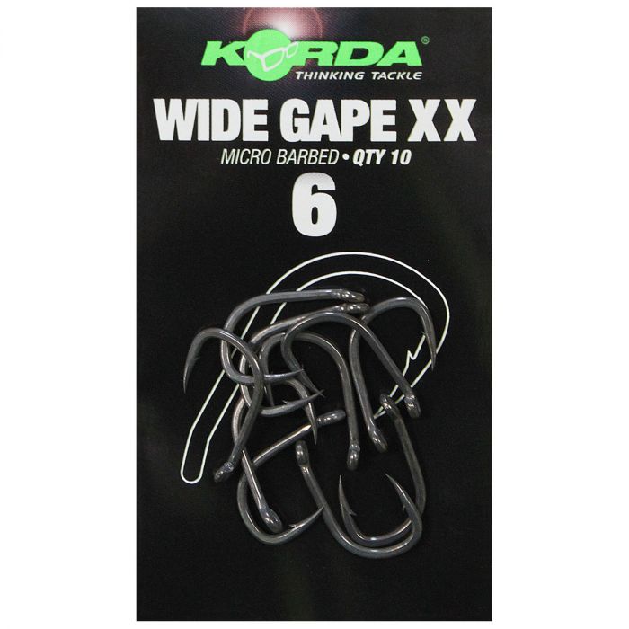 Korda Wide Gape XX Hooks - Lobbys Tackle