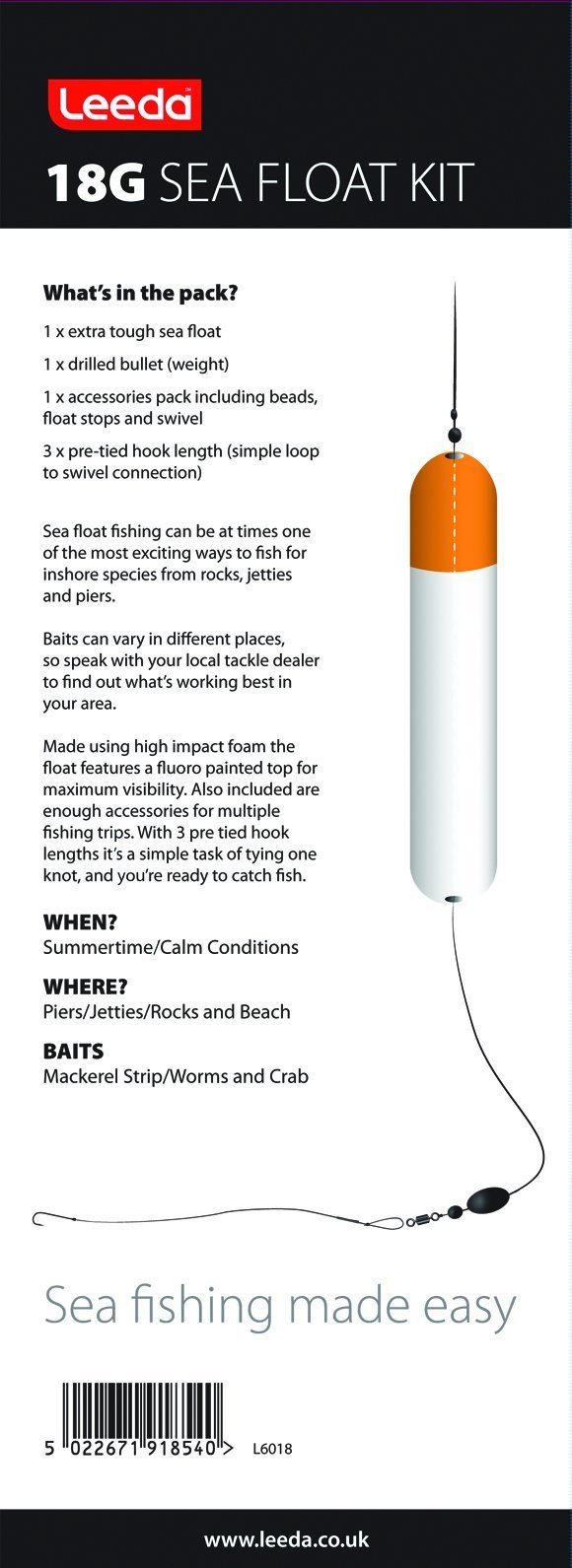 Leeda Sea Float Kit - Lobbys Tackle
