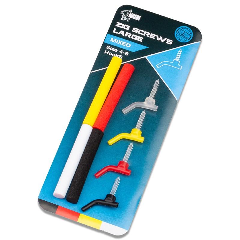 Nash Large Zig Screws - Lobbys Tackle