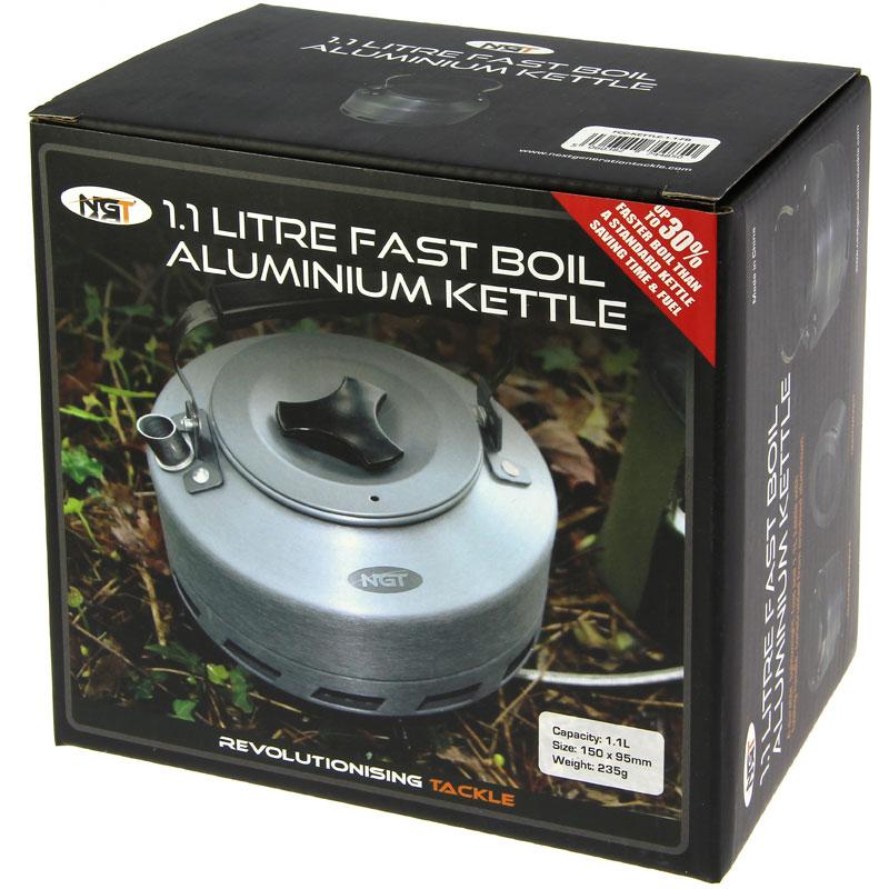 NGT 1.1L 'Fast Boil' Aluminium Kettle - Lobbys Tackle