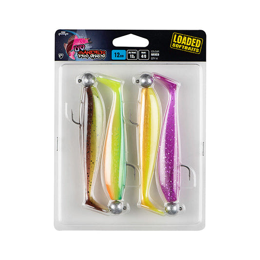 Fox Rage Ultra UV Zander Pro Shad Loaded Lure Pack